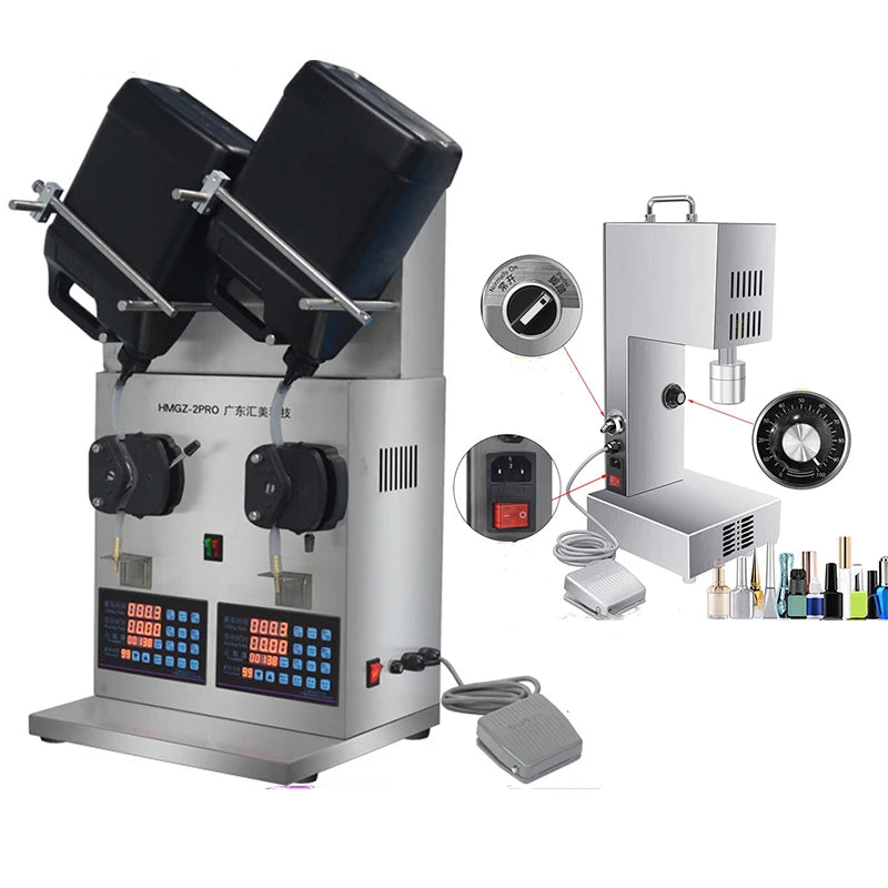 Nail Polish Filling Machinenail Varnish Gel Polish Remover Oil Filler Automatic Nail Enamel Polish Vial Filling Production Line