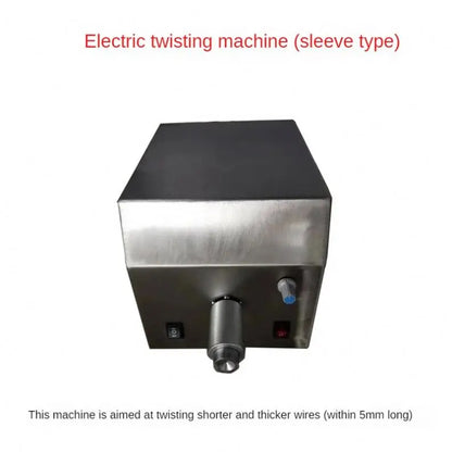 TEBAK Shielded Wire Brushing Machine Braided Wire Winding Twisting Machine Cable Shield Wire Cutting Stripping Tinning Machine