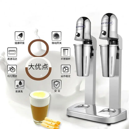 Wholesale Electric Milkshake Machine Stainless Steel Single Double Three Head Milk Shake Machine