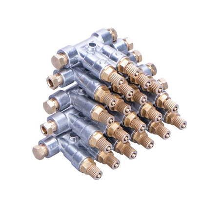 2/3/4/5/6 Outlets High Precision Detective Volumetric Oil Distributor Separator Valve for CNC Machine Centralized Lubrication