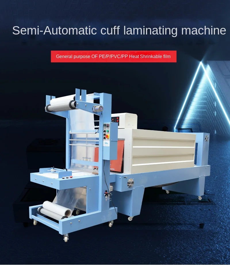 TEBAK SY-6540 Film Sleeve Wrapping Machine Sealing and Cutting Machine Semi Automatic Film Sleeve Sealing Wrapping Machine