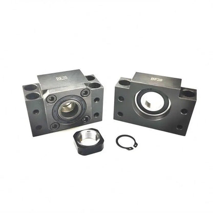 TEBAK D-02 FK10 FK12 FK15 FK20 FK25 FK30 BK15 BF15 25 35 FF0 Fixed Ends Support Unit Stocked Support Unit BF Ball Screw Kits
