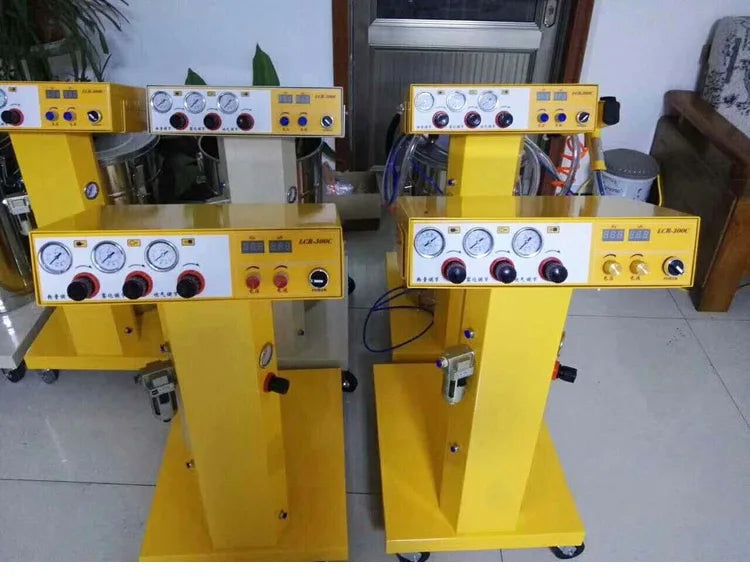 TEBAK Good Quality 220V Intelligent Antistatic Spraying Coating Machine Plastic Powder Gun Electrostatic Spraying Machine