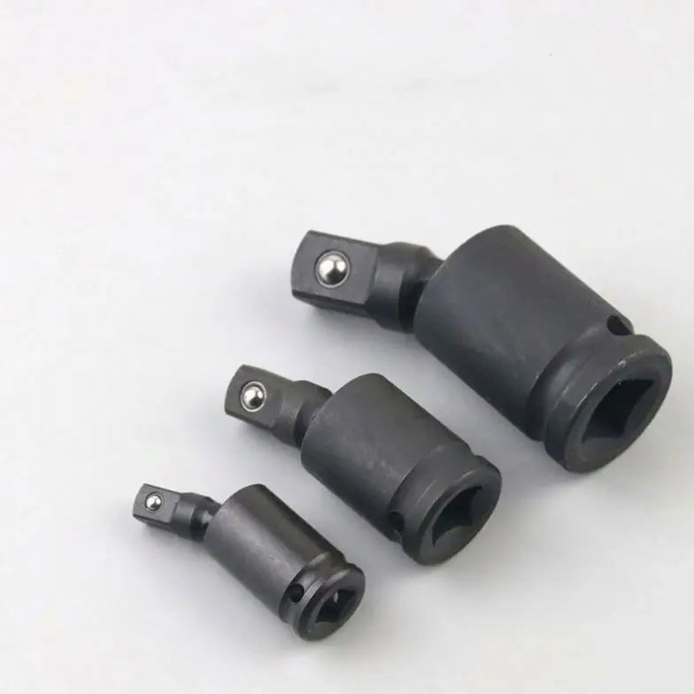 TEBAK 1/2 3/8 1/4 Inch Impact Socket Adapter 360 Degree Swivel Knuckle Cardan Joint Air Impact Wobble for Pneumatic Wrench