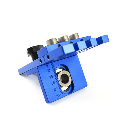 TEBAK W-33 Joinery Woodworking Dowel Jig Kit with Auxiliary Tools Self-Centering Dowel Drill Guide Hole Jig