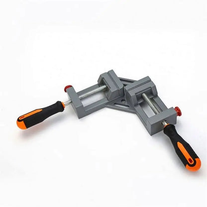 TEBAK Customization Right Angle Clamp Adjustable Swing Jaw for DIY Woodworking Welding Double Handle 90 Degree Corner Clamp