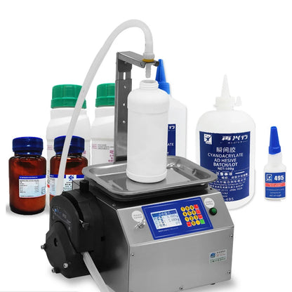 TEAK Single Head Magnetic Pump Food Oil Small Soda Bottle Alcohol Scale Bottle Water Can Manual Automatic Liquid Filling Machine