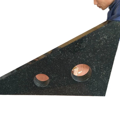 High Precision Granite Tri Square Edge Angle 90 Degree Measuring Tool