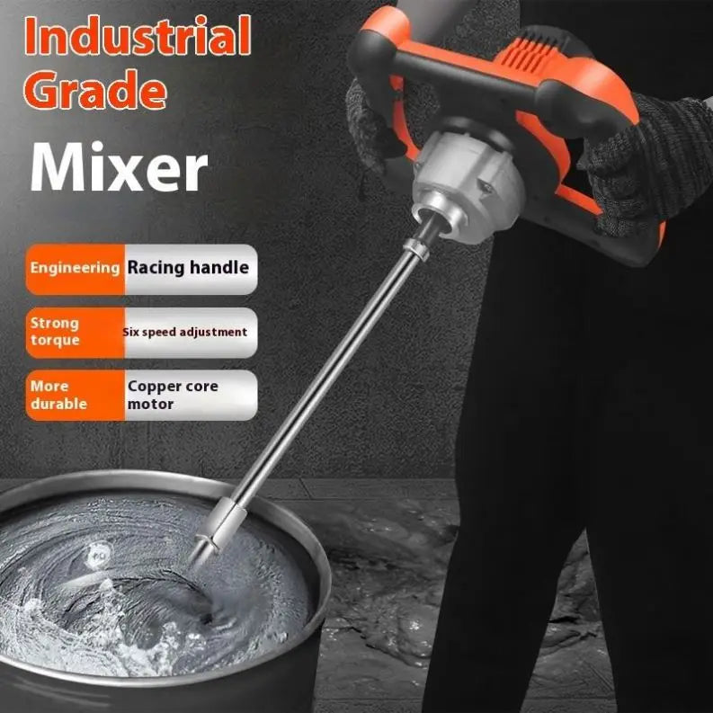 High Power Customizable Industrial-Grade Industrial Hand-held Steering Wheel Electric Mixer Liquid Agitator Blender