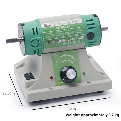 Anduuk Mini Portable Bench Table Polishers Small Parts Dental Dentures Finishing Polishing Lathe Machine