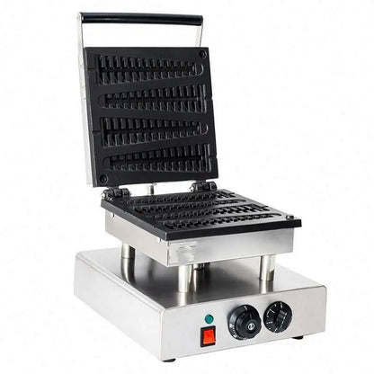 Street Snacks Hot Sale Dessert Shop Pine Tree Shaped Waffles Muffin Making Machine Commercial Waffle Machine