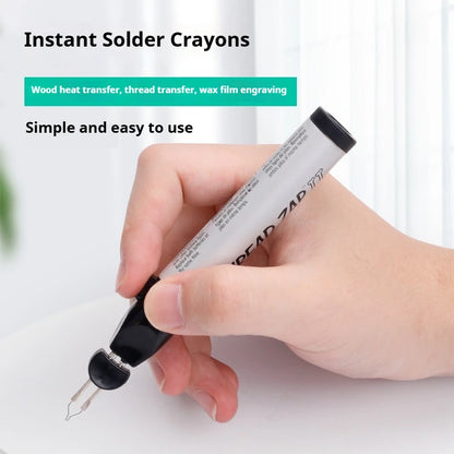 TEBAK Soldering Wax Pen Thread Cord Burner Burn Melt Tips Melting Welding Wax Pen for Jewelry Mould Wax Crayons Leather Craft