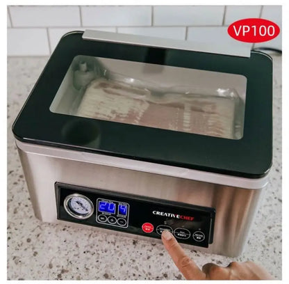 TEBAK VP100 150 New Design Table Top Mini Household Kitchen Supermarket Commercial Vacuum Sealer Food Vacuum Packing Machine
