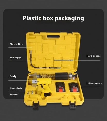 Electric Cordless Grease Power Lithium Battery Hand Grease air Gun Fitting High Pressure Pneumatic Cordless Grease Gun Parts