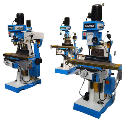 TEBAK High Precision ZX7550C ZX7550CW Vertical and Horizontal Milling Machine Manual Mills