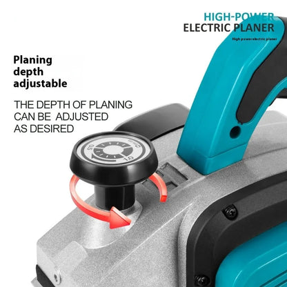 1100W Multifunctional Electric Planer Handheld Wood Planer Industrial Hand Wood Edge Trimmer 2mm Electric Wood Planer Machine