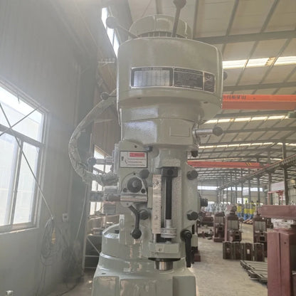 TEBAK Knee Type Manual Milling Machine Universal Milling Machine Heavy Duty Metal Turret Milling Fresadora