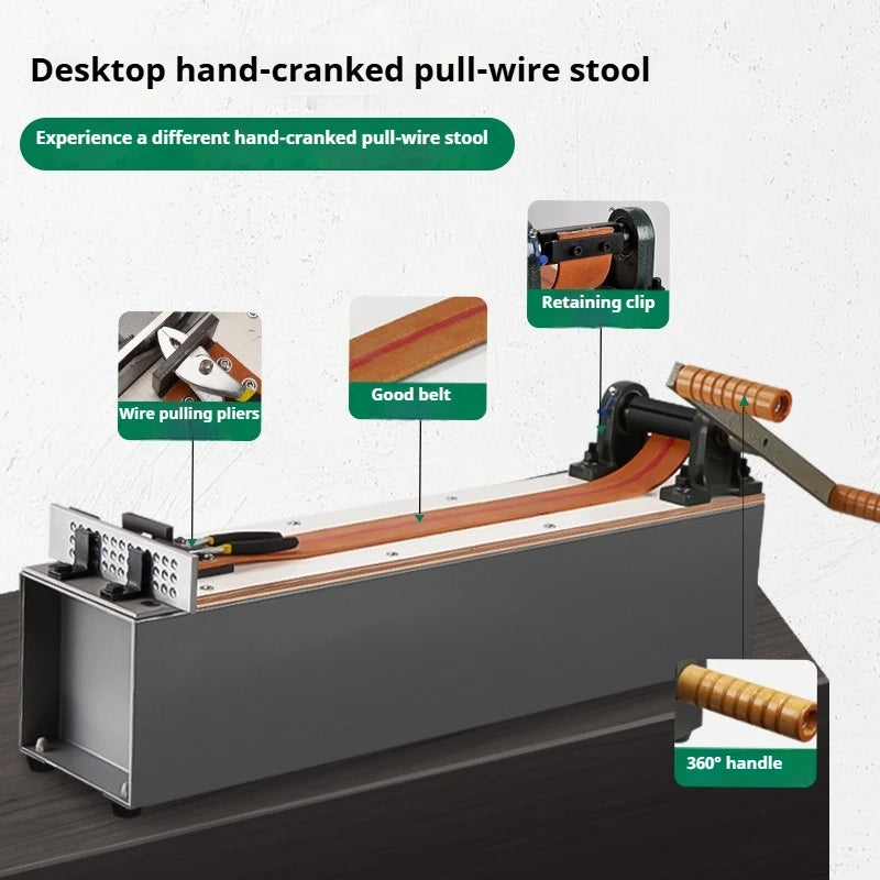 TEBAK Jewellery Tool Gold Silver Wire Drawing Machine Wire Pulling Forming Draw Bench Manual Hand Wire Drawing Bench Stand Board