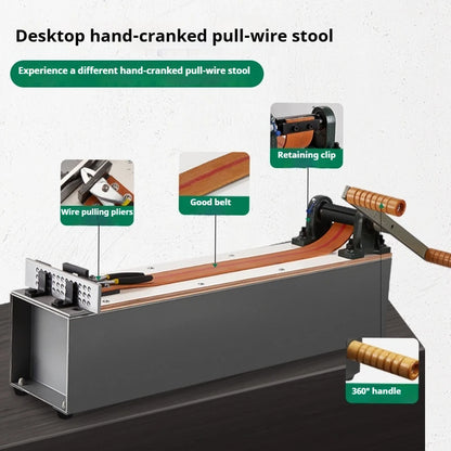 TEBAK Jewellery Tool Gold Silver Wire Drawing Machine Wire Pulling Forming Draw Bench Manual Hand Wire Drawing Bench Stand Board