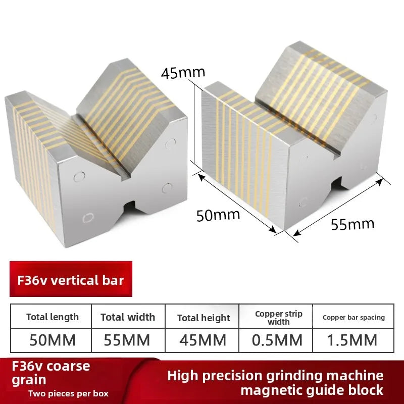 Grinding Guide Surface grinder accessories Magnetic Transisting Block Parallel Block and V-block F35A F35B F37V
