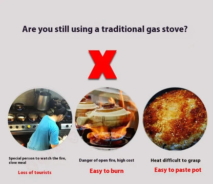 Wholesale Customization Kitchen Stove Commercial 6-head Cooker 8-head Electric Stove Double Layer Microcomputer Stove