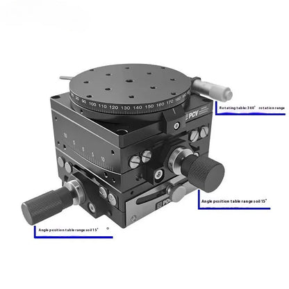 Quality Guarantee XY  Axis Manual Slide Table Trimming Platform Cross Roller Linear Position Stage for Precision Inspection