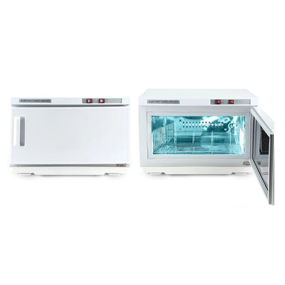 TEBAK Professional Electric Vertical Salon Spa Tool Cabinet Towel Heater Ultraviolet Towel Warmer