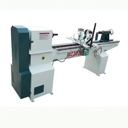 A TEBAK Manual Wood Lathe Machine Shaper Processing Copying Machine Turning Lathe for Furniture Railing Chair Hockey Sticks Making