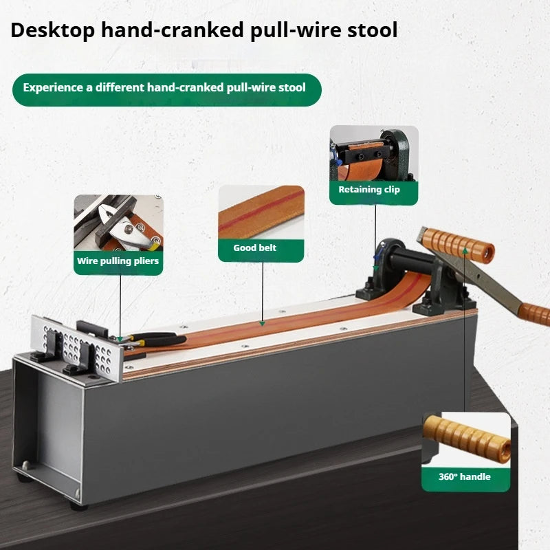 Anduuk China Wire Draw Plate Jewelry Making Equipment Tool Bench Goldsmith Drawing Easy Desktop Brushed Drawing Stool Srtifact