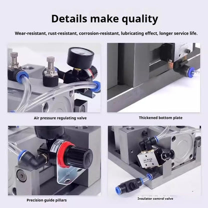 MADE in CHINA 150mm Wide Pneumatic Air Vise with 0.01mm Accuracy  Customized Support