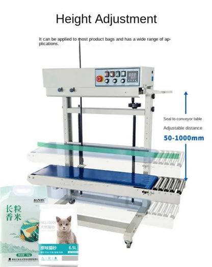 TEBAK SY-1120 Automatic Horizontal Plastic Film Bags Heat Sealing Machine Continuous Band Sealer Machine