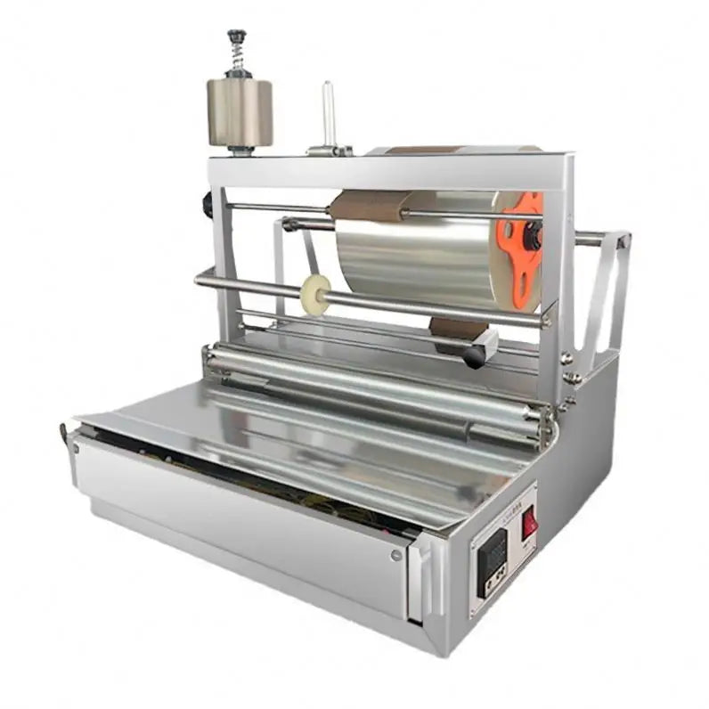 TEBAK High Efficient BOPP Cosmetic Box Condom Three-dimensional Packaging Manual Film Stamping Wrapping Machine