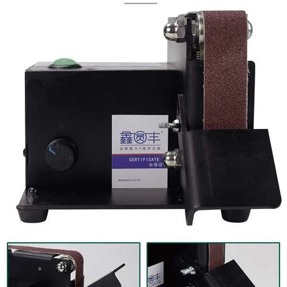 TEBAK Belt Sander Electric Sanding Polishing Machine Grinding Sander Grinder Small Sand-belt Machine
