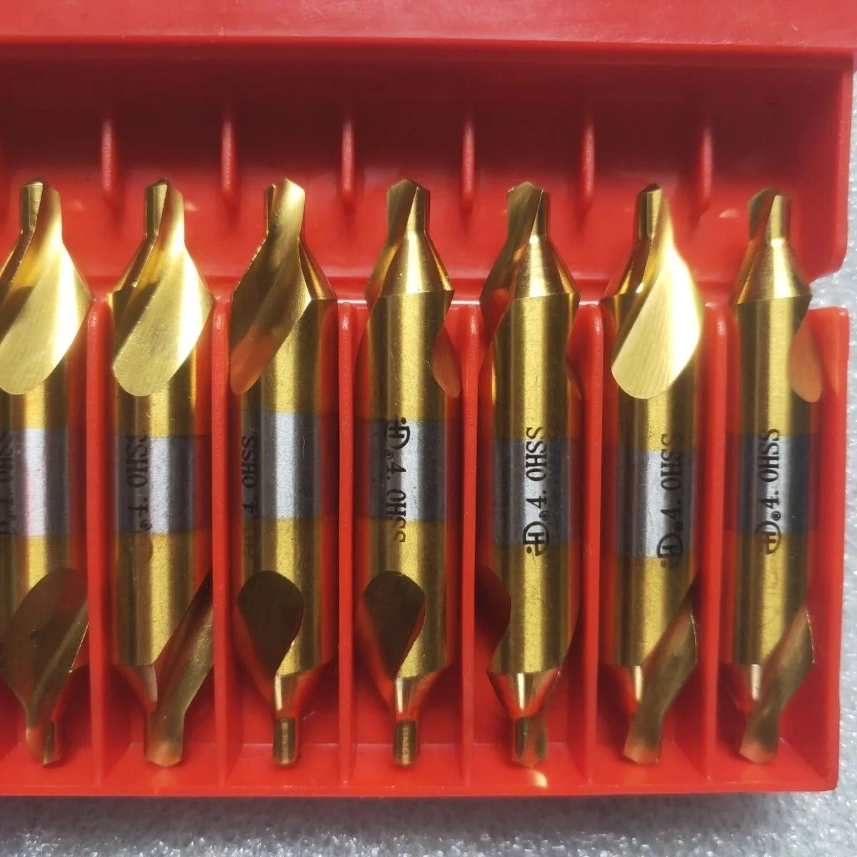 TEBAK 60-degree Angle High Speed Steel Center Drill Bits Kit Countersink Tools  Center Drill Bits Set for Lathe Metalworking