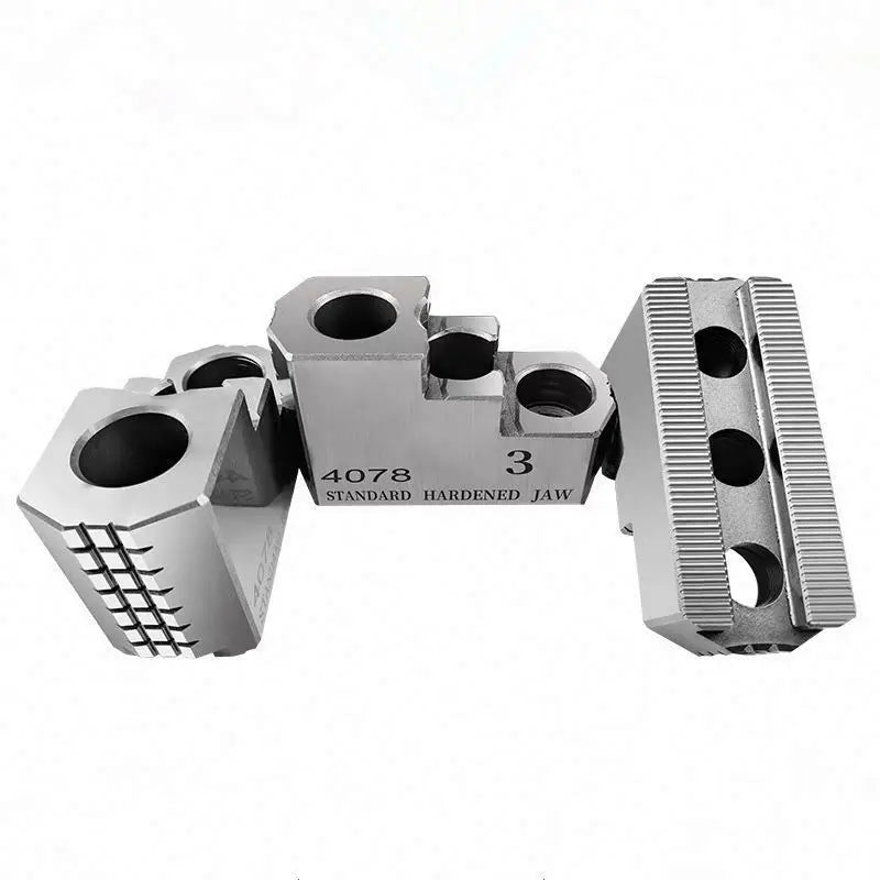 TEBAK Hydraulic Chuck Hard Jaw High Precision 5/6/8/10/12/15 Inch Oil Pressure Chuck Standard 3 Claws for CNC Lathe Accessories