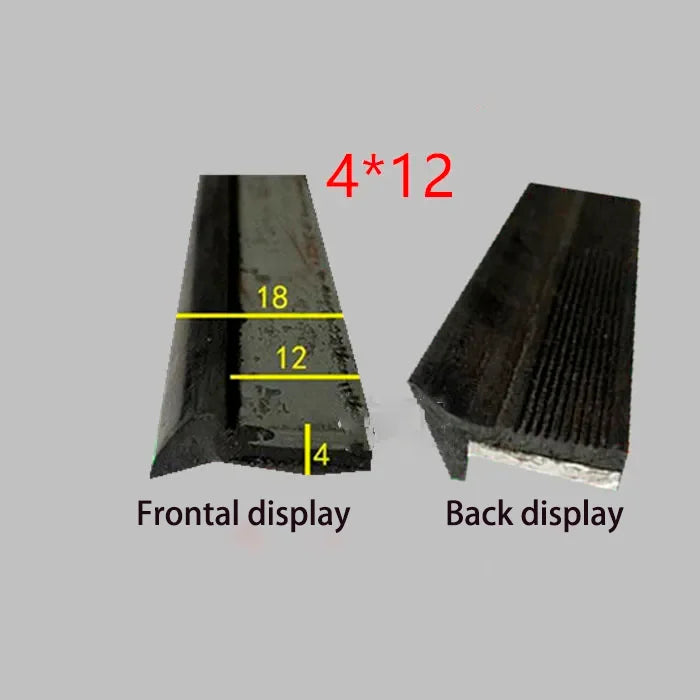 High-quality CNC Machine Tool Oil Scraping Strip 3.0x10mm 4.0x12mm 5.0x15 mm Linear Slideway Black Integrated Wiper Lip