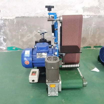 Table Polishing Machine Lathe Outer Circle Derusting Wire Drawing Knife Automatic Plane Belt Sander