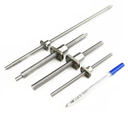 TEBAK D-13 CNC Machine Tool SFK0601 0801 0802 1002 1202 10mm Diameter 2mm Lead Miniature Linear Motion Ball Nut Ball Screw