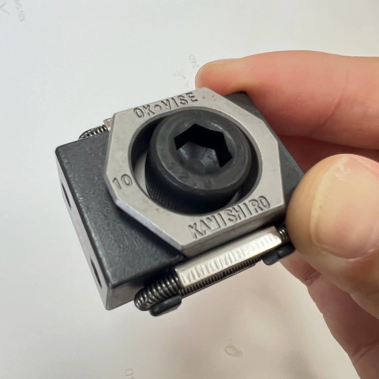 440C Cnc OKP OKC Fixed Vise Precision Mini Workholding Clamps Pneumatic Small Milling Tools Machine Ok Vise OK VISE Fixture