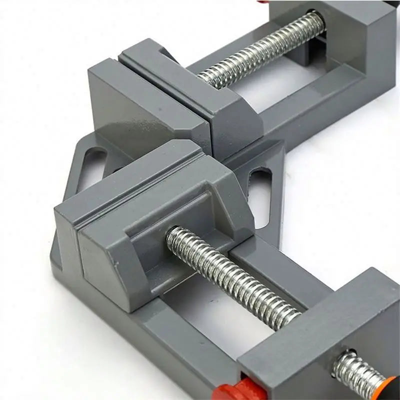 TEBAK Customization Right Angle Clamp Adjustable Swing Jaw for DIY Woodworking Welding Double Handle 90 Degree Corner Clamp
