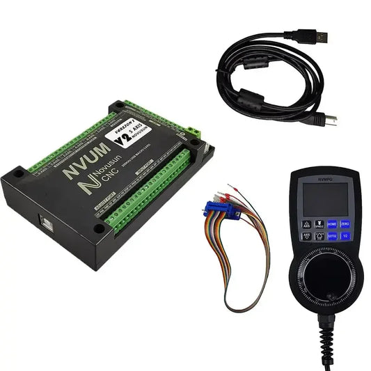 TEBAK NVEM V5 CNC Mach3 Controller NVMPG Handwheel 6Axis Motion Controller Adopts the ARM Design Framework Cyclmotion
