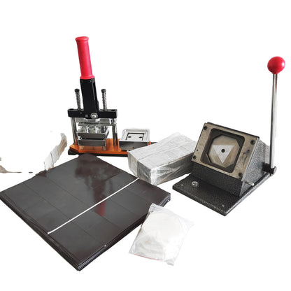 China Manufacturer Making Machine Kit Fridge Magnet Button Tinplate Refrigerator Magnet Component Blank Tin Metal Fridge Magnet