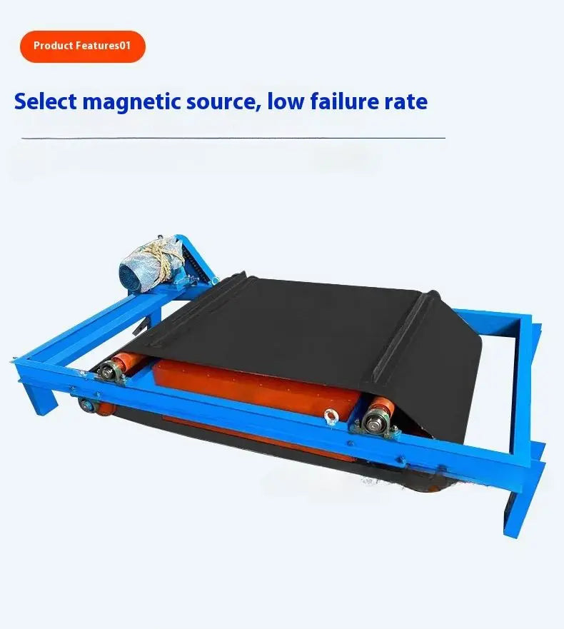 TEBAK Iron Remover Iron Absorber Double Layer Conveyor Self Dumping Iron Remover Factory Direct Sales Complete Specifications