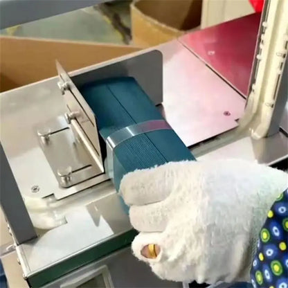 Tape Banding Automatic Hot Melt OPP Tape Banding Machine Supermarket Vegetable Strapping Machine Fast Binding Machine