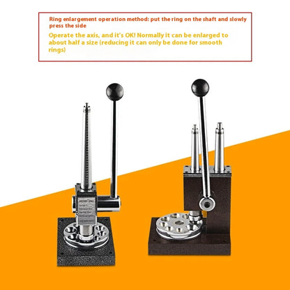 TEBAK Jewelry Making Tools Ring Enlarger Tool Kits Stretching Reducing Machine Adjust Tool Bench Ring Stretcher Reducers