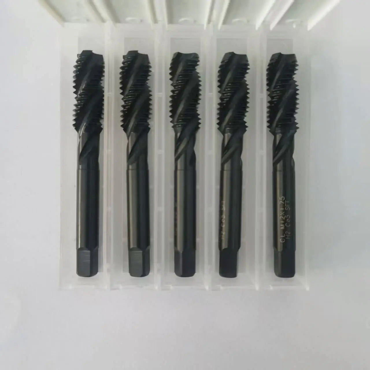 TEBAK Screw Tap Standard Inch and Metric HSS Straight Flute Tap M6 Cutting Taps Coarse and Fine Pitch UNC Machine Tap