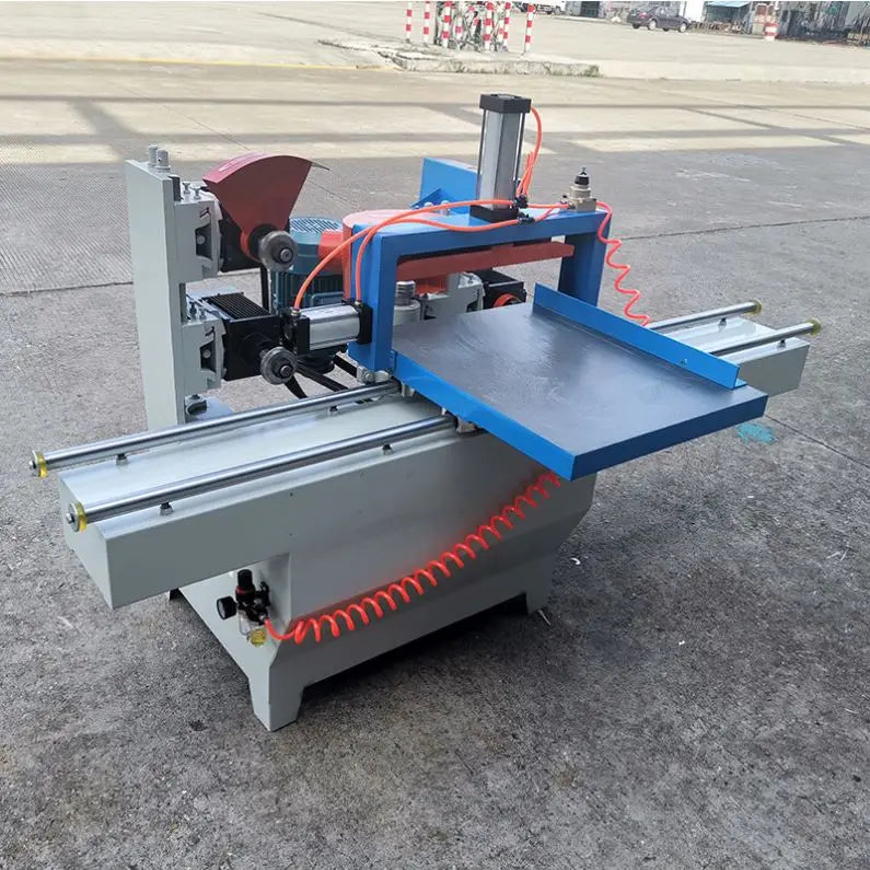A Double-Track Pneumatic Square Tenoning Machine New Woodworking Machinery with Five-Disc Tenoners Motor-Driven Mortising Machines
