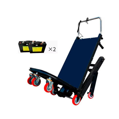 Electric Dolly Stair Climbing Trolley 2 Battery Stair Climbing Hand Truck 3000W 500kg Load Stair Climber Crawler Dolly Cart