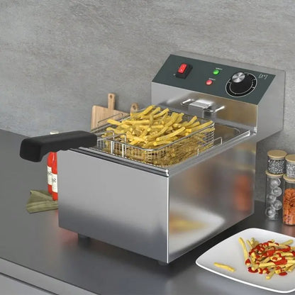 Custom Size High Quality Electric Deep Fat Fryer Multifunctional Commercial Fryer Rapid Heating up Fryer Machine