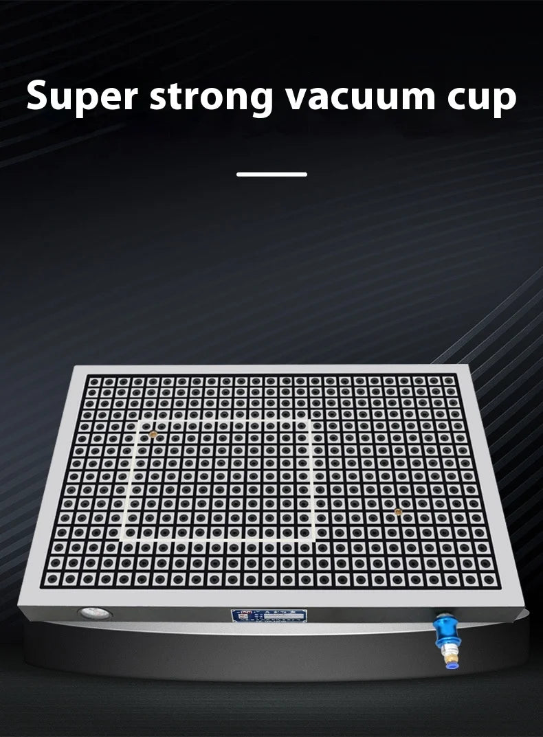 TEBAK CNC Vacuum Chuck Pneumatic Fixture Disk Grinder Milling Machine Machining Center Stainless Steel Aluminum Copper Plate